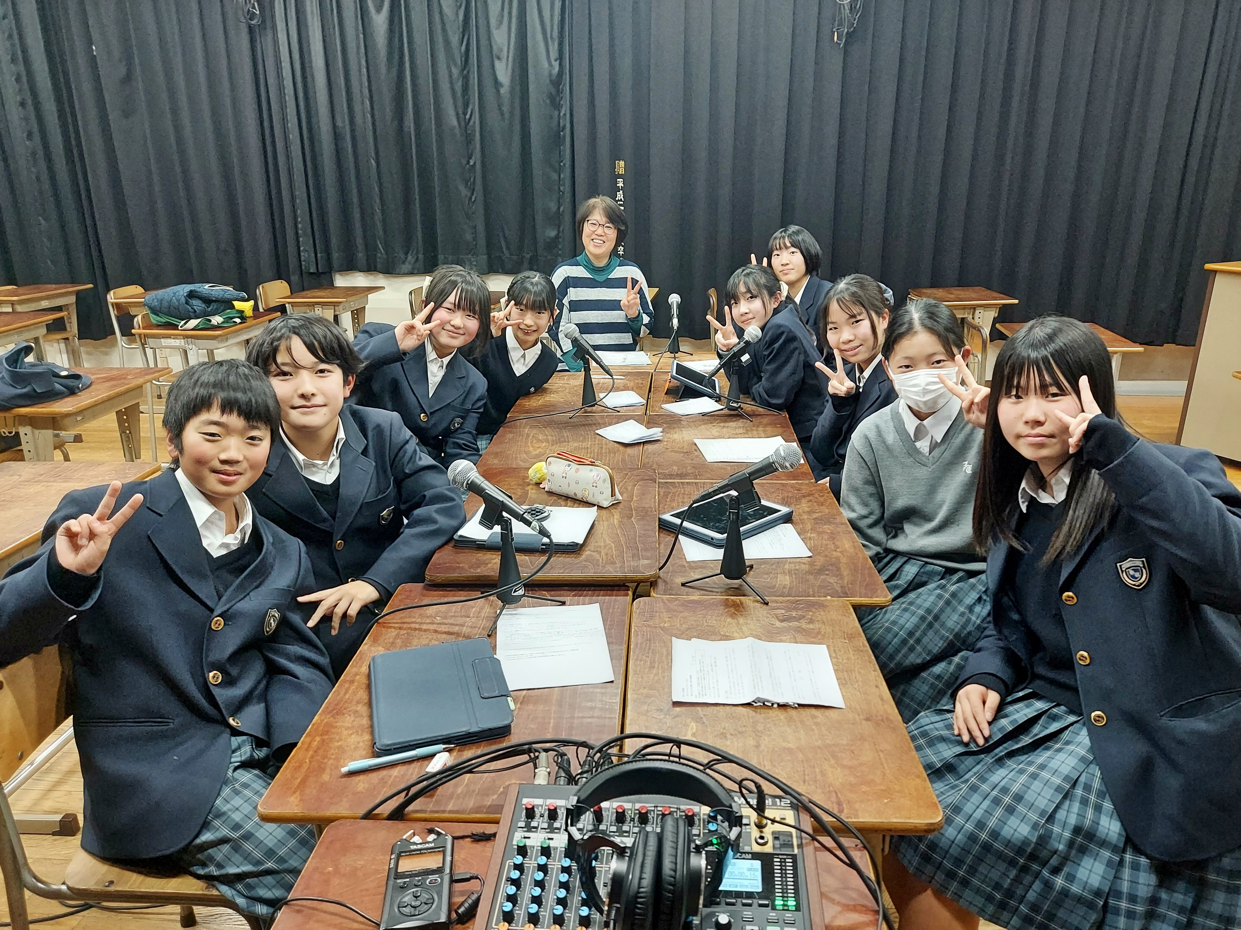 宇治っ子放送部　東宇治中学校