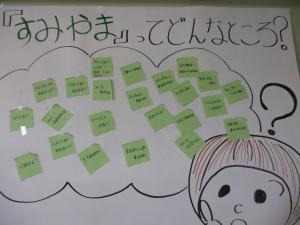 炭山の様子